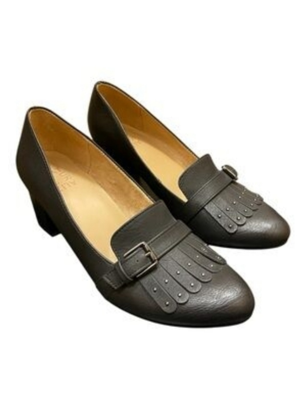 Naturalizer MYRLE Block Heel Fringe Loafers – Size 8.5M